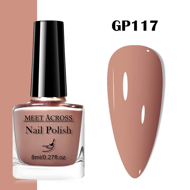48 Colors Nail Polish Quick Dry No-bake Lasting Water-based Tearable Manicure Not Easy To Fade Semi-permanent Varnish Nail Art Good Vibrations