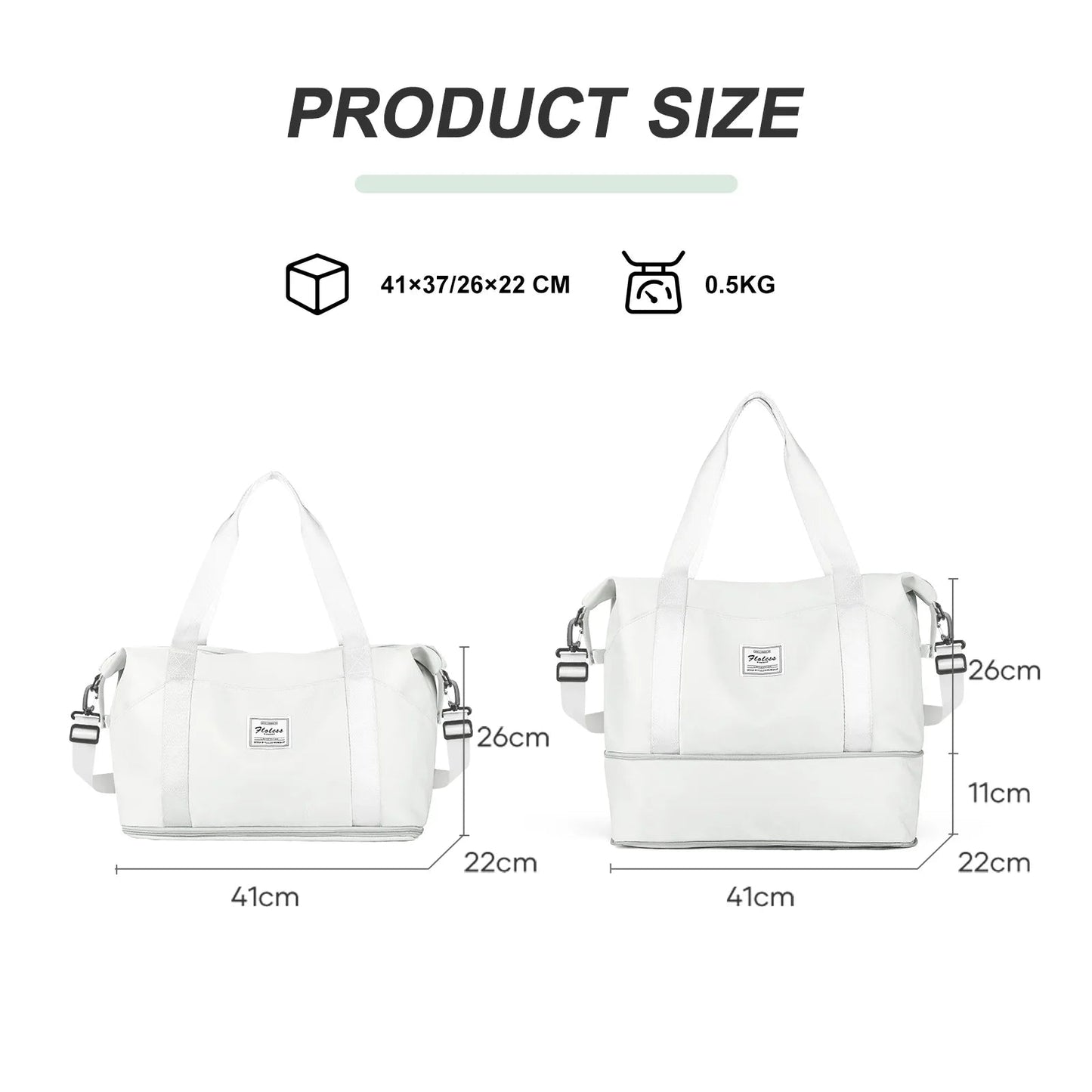 Expandable Travel Duffle Bag for Women Carry On, Weekender Overnight Shoulder Bag,Gym Tote Bag Wet Pocket Delivery Hospital Bag Good Vibrations