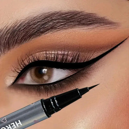 0.01mm ultra-fine precision waterproof liquid eyeliner, black, quick-drying, anti-smudge, anti-sweat, long-lasting eye-slimming Good Vibrations