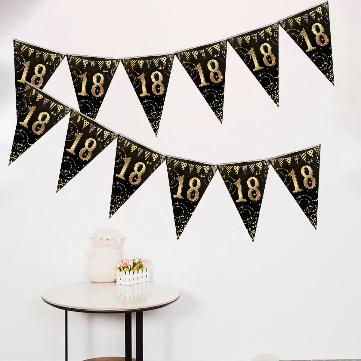 16th 60th 50 Year Happy Birthday Party Decoration Banners Supplies Good Vibrations
