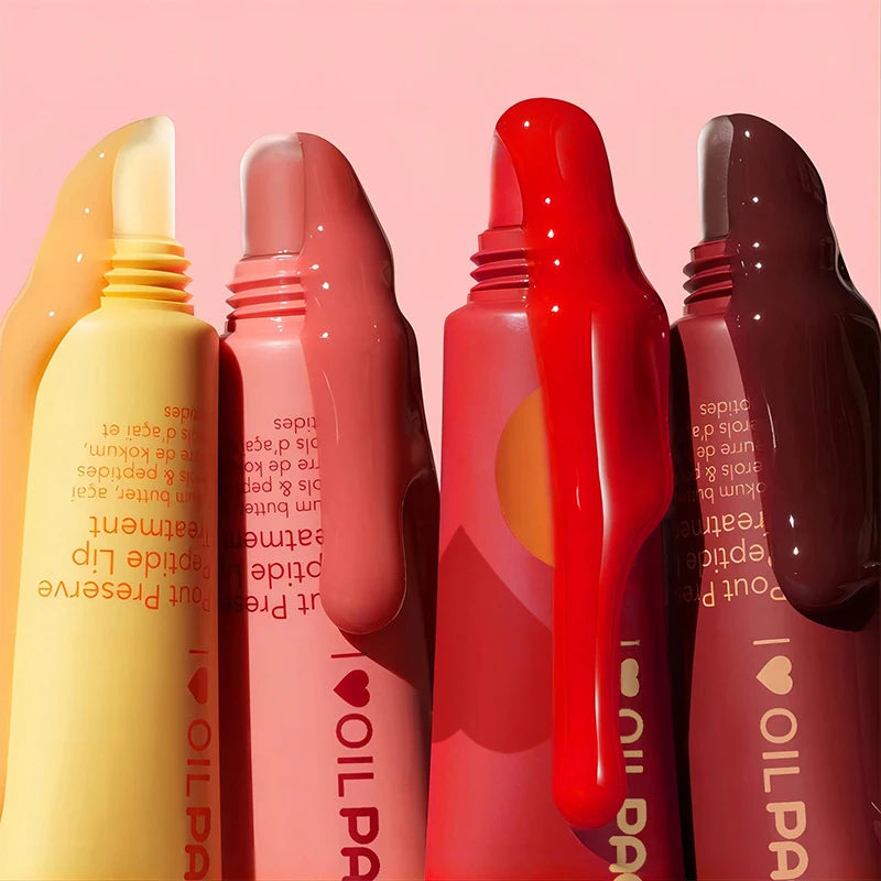 Mirror Lip Glaze Set Moisturizing Pudding Lipgloss Long Lasting Lip Protection Oil Hydrating Liquid Lipstick Lips Cosmetics Good Vibrations