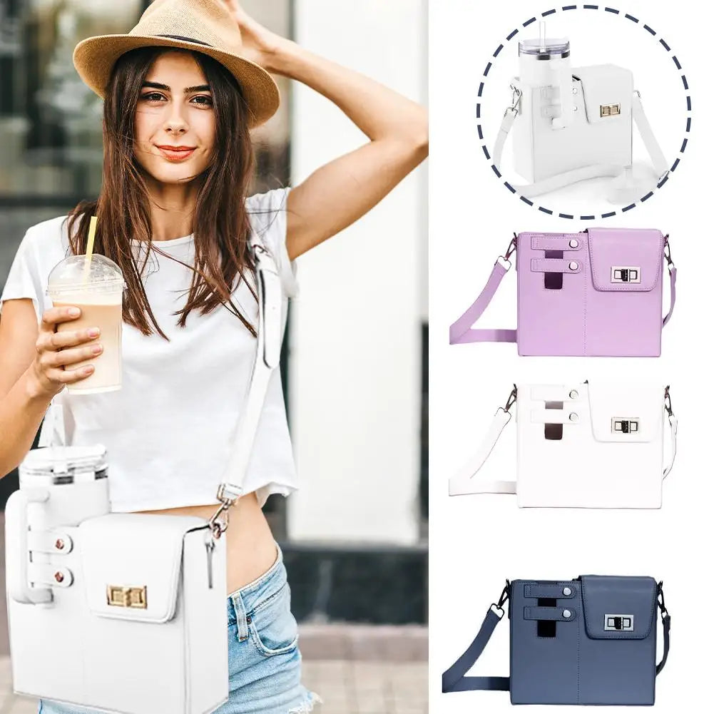 Outdoor Portable Crossbody Water Cup Storage Bag With Adjustable Shoulder Strap New Hot Design Good Vibrations Adult Super Store
