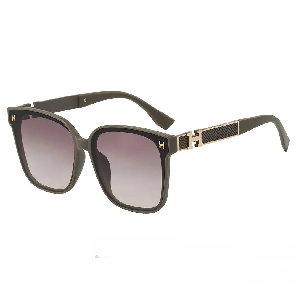 2025 New! Fashion Forward Large Frame Square Unisex Sunglasses UV Protected Ideal for Retro Trend Street Photography Good Vibrations