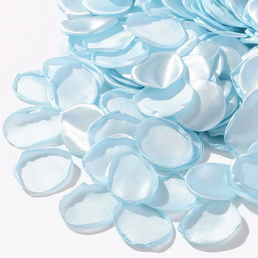 100Pcs/bag Mixed Pink Satin Rose Petals Handmade Artifical Flowers Homme Marriage Wedding Table Decor Romantic Throwing Petals Good Vibrations