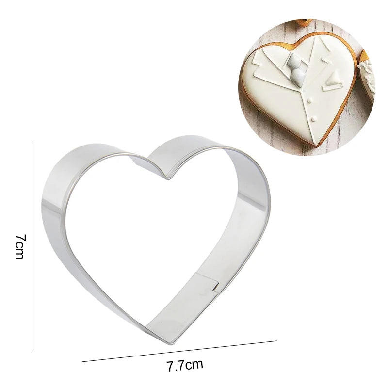 Bride To Be Mr Mrs Wedding Cookie Cutter Stamp Love Biscuit Embossed Mould Bridal Shower Party DIY Fondant Cake Decorating Tools Good Vibrations