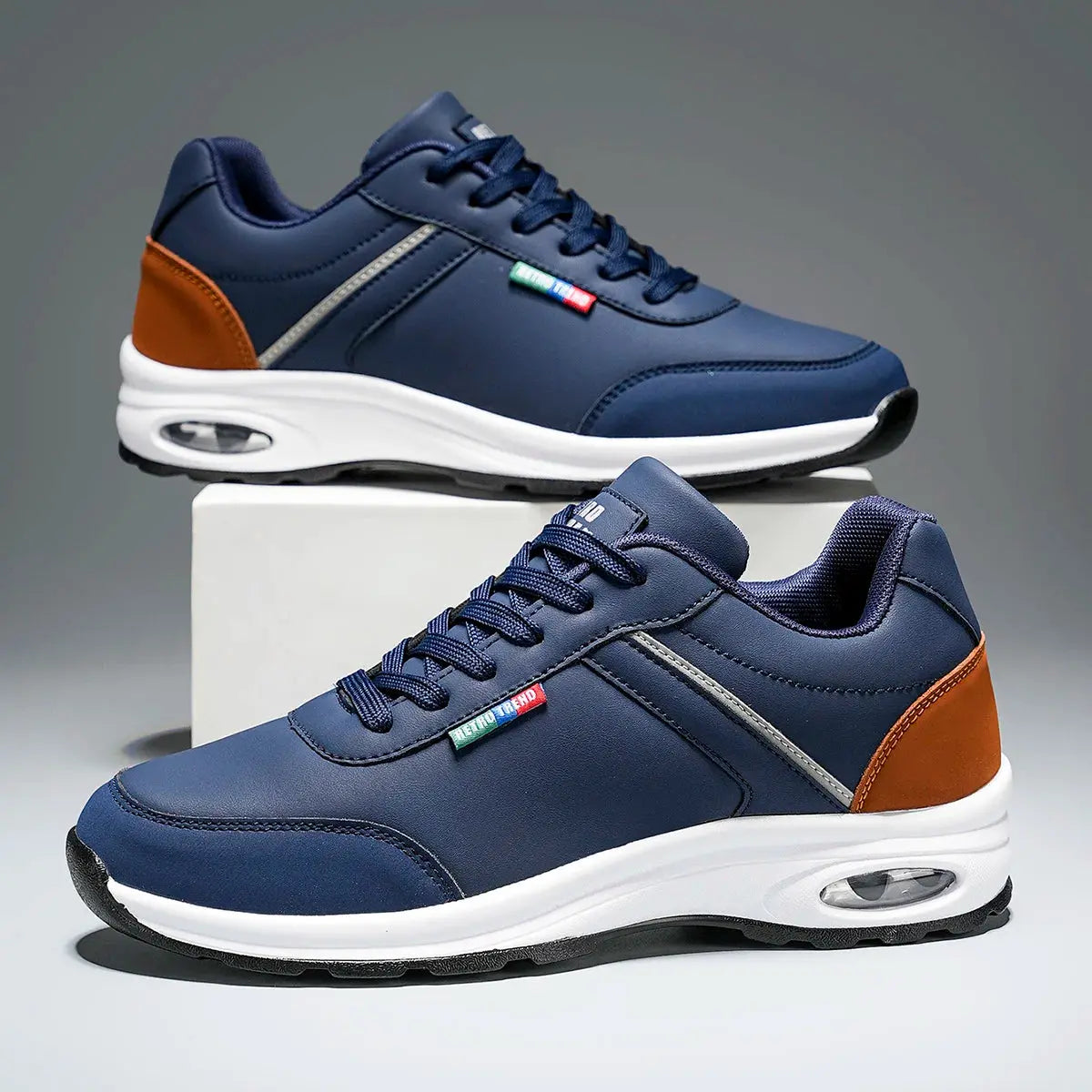 Men's Shoes Lightweight Soft Sole Classic Waterproof Sneakers Outdoor Comfortable Tennis Shoes for Men Good Vibrations