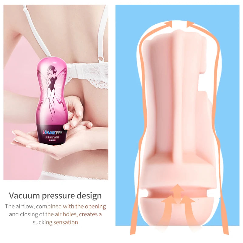 Marilyn Male Masturbator Adult Erotic Toys Silicone Masturbation Cup Penis Exerciser Male Deformable Sex Toys Blowjob Sex Shop