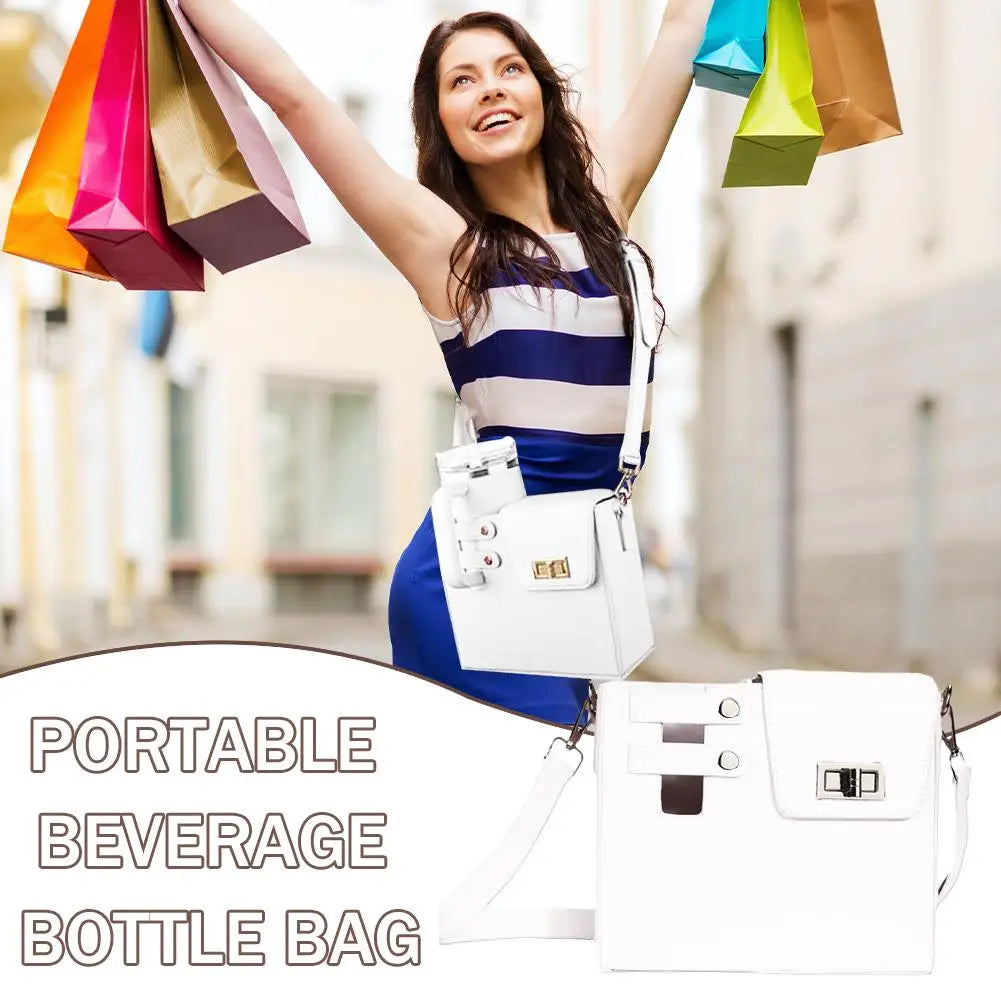 Outdoor Portable Crossbody Water Cup Storage Bag With Adjustable Shoulder Strap New Hot Design Good Vibrations Adult Super Store
