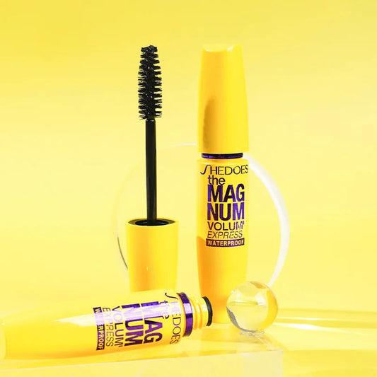 4D Black Mascara Thickening, Lengthening, Curling, Waterproof Liquid Fiber Mascara Good Vibrations