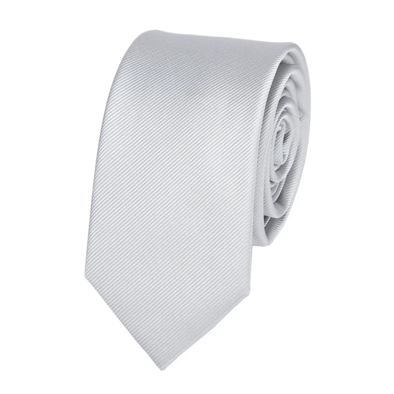 Men's Business Jacquard Slim Tie, British Classic Solid Color Tie,Casual Wedding Accessories Good Vibrations