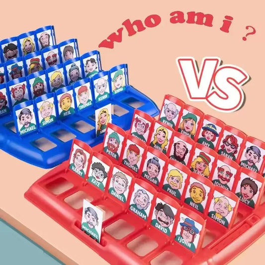 Guess Who I Am Board Game Toy Parent-child Friend Interaction Game Children's Logical Reasoning Puzzle Toys for Boy Girl Gifts Good Vibrations