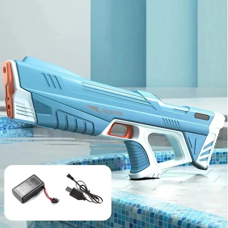 Electric Water Gun Toys Bursts Children's High-pressure Strong Charging Energy Water Automatic Water Spray Children's Toy Guns Good Vibrations