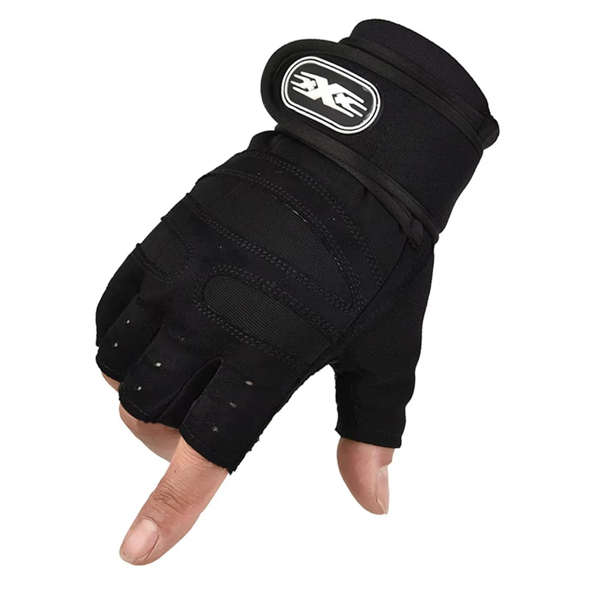 Men's Fitness Gloves Women's Fitness Weightlifting Wristband Gloves Fitness Training Sports Exercise Mountaineering Gloves Good Vibrations