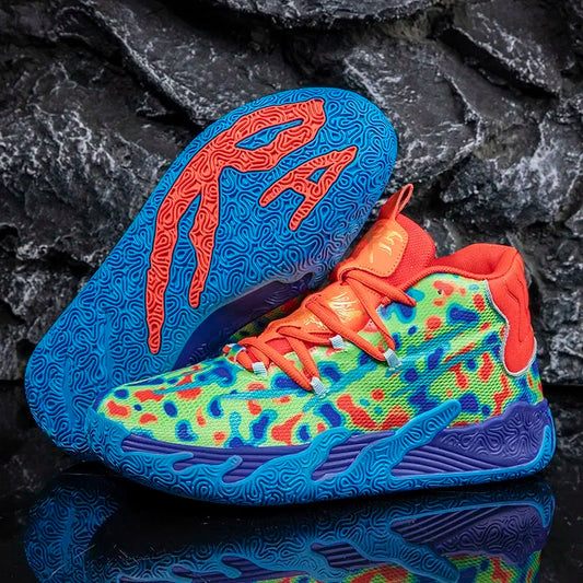 2025 New Basketball Shoes Men Breathable Comfortable Sneakers Training Sports Basketball Sneakers Women Shoes Good Vibrations