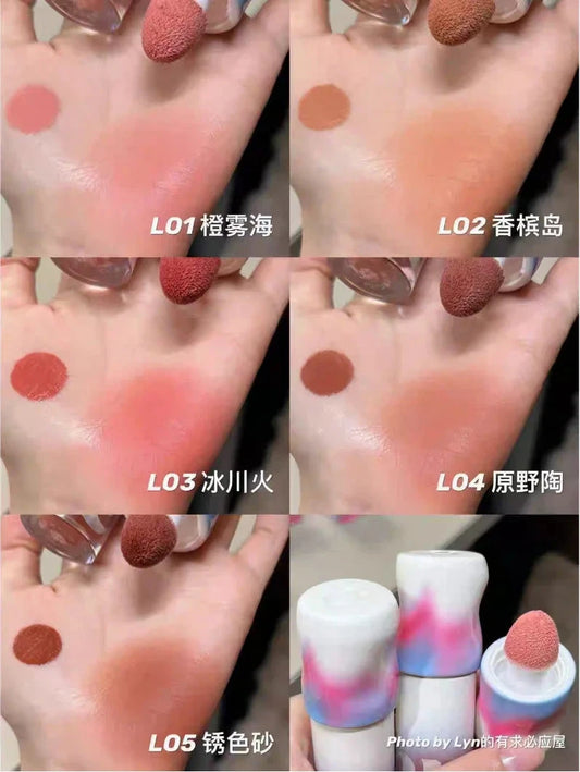 UHUE Blush Liquid Blush Light And Skin-Friendly Multi-Purpose Lips And Cheeks Long-Lasting Delicate Color Makeup Cosmetics Good Vibrations