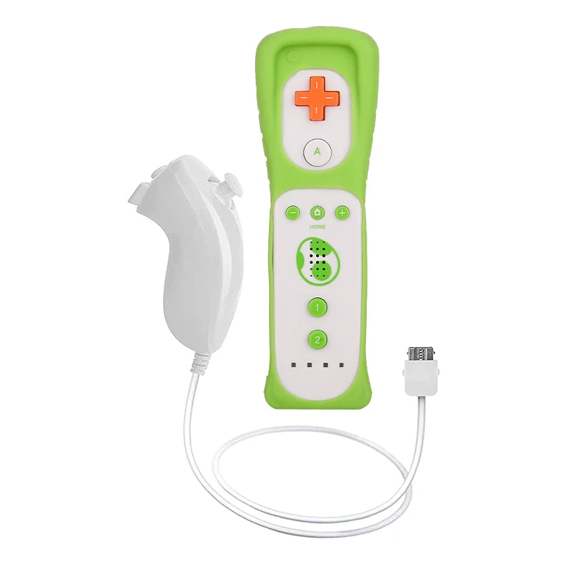 1 Set/2 Set Remote Controller with Nunchuck Controller for Wii Games Control for Wii Console Wireless Gamepad with Motion Plus Good Vibrations