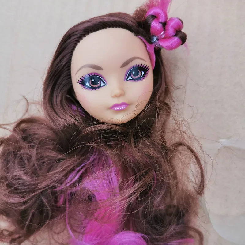 Monstering High Doll Toy Head No Hair Doll Heads DIY Plants Hair Head Doll Bald Heads Original Rare Collection Head Toys Good Vibrations
