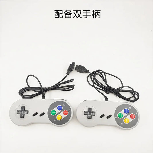 Super Mini SFC Game Consle Built-in 620 Dual Gamepad AV HDMI Output 8Bit TV Game Box Classic SNES Good Vibrations