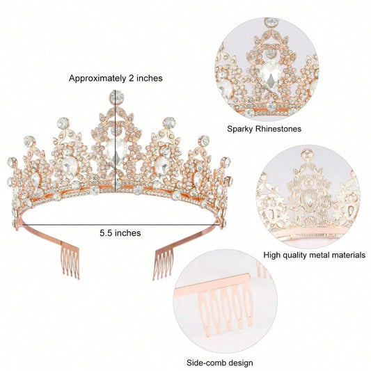 Birthday Crown and Birthday Queen Sash Birthday Girl Princess Birthday Party Decorations Happy Birthday for Party Birthday Gifts Good Vibrations