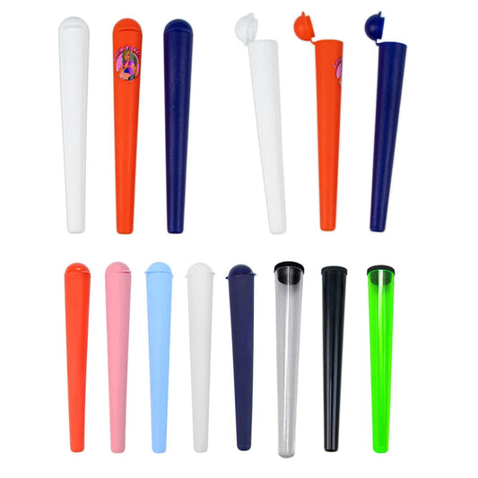1Pcs 118mm KING SIZE Tubes Type Pill Box Tablets Storage Holder Portable Cig Paper Tube Sealed Container Cigarette Accessories Good Vibrations