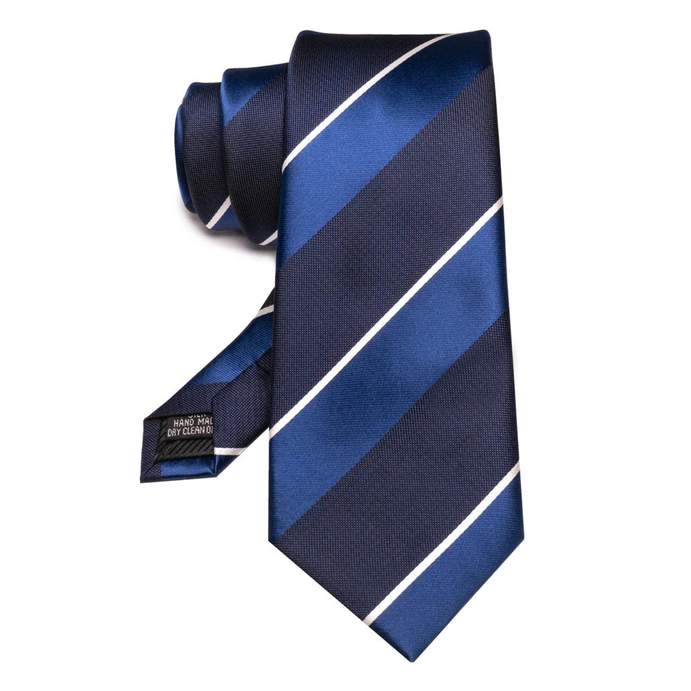 EASTEPIC Men's Gifts of Striped Ties Red Neckties for Gentlemen in Fine Apparel Fashionable Accessories for Social Occasions Good Vibrations
