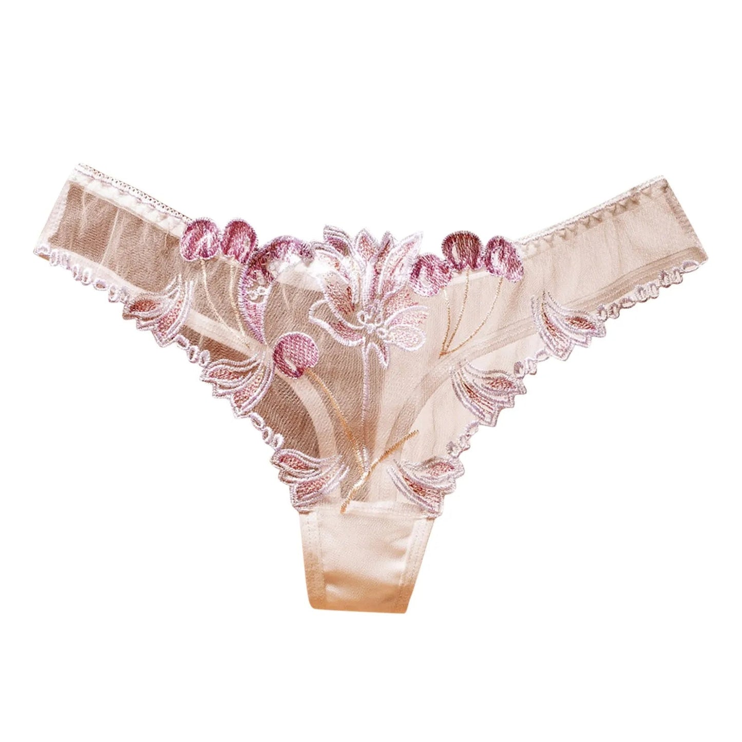 Sexy Lingerie Underwear Women Thong Womens Mesh Full Embroidery Sexy Panties Womens Bikini String Panties Womens Plus Size Good Vibrations