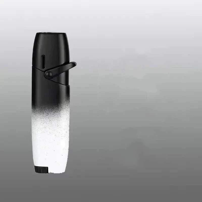 Metal Gradient Inflatable Rocker Lighter Windproof Pink Flame Butane Gas Outdoor Lighter High Beauty Gift for Men and Women Good Vibrations Adult Super Store
