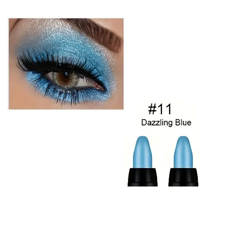 16 Colors Pearlescent Eyeliner, Color Glitter Waterproof Long-Lasting Eye Makeup Non-smudge Eyeliner Good Vibrations