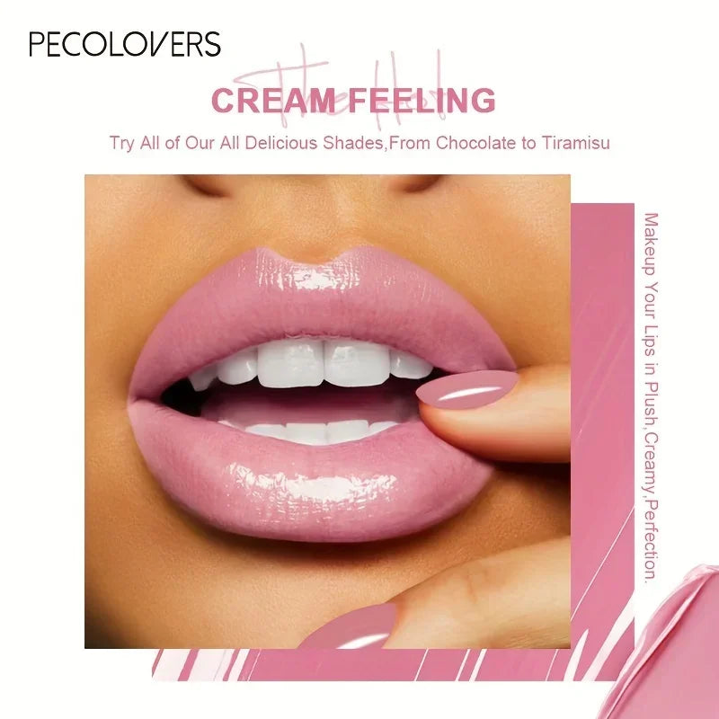 1PC Butter Gloss Non-Sticky Lip Gloss Long Lasting Nude Lip Makeup Hydrating Lip Gloss with Essential Oil Liquid Lipstick Good Vibrations