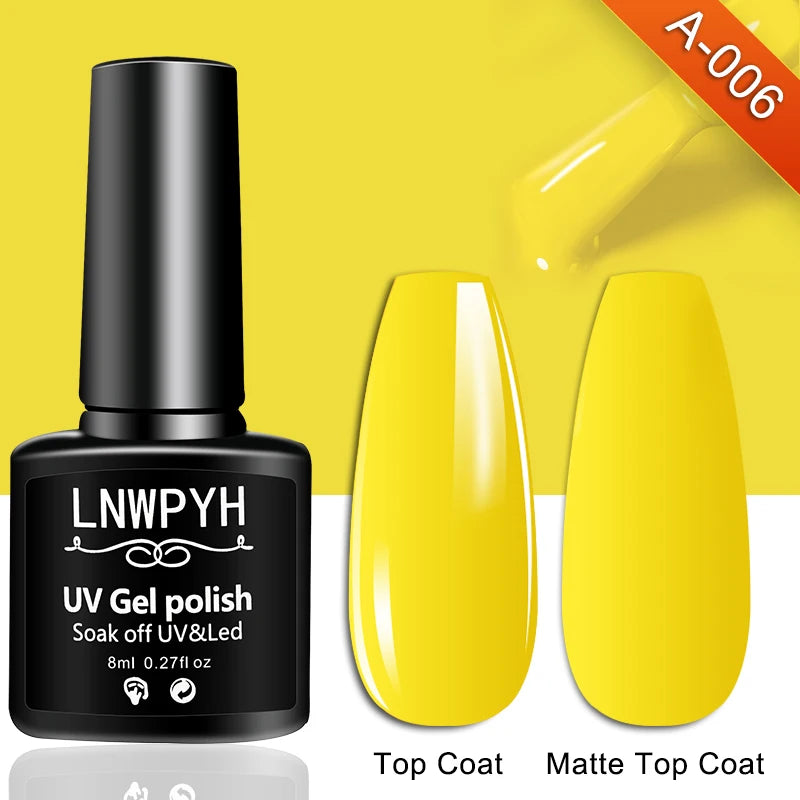 Nail Gel Polish 36 Color Gel Nail Polish Semi Permanent Gel Vernis Base Top Coat Nail Art Manicure Soak Off LED UV Gel Varnishes Good Vibrations