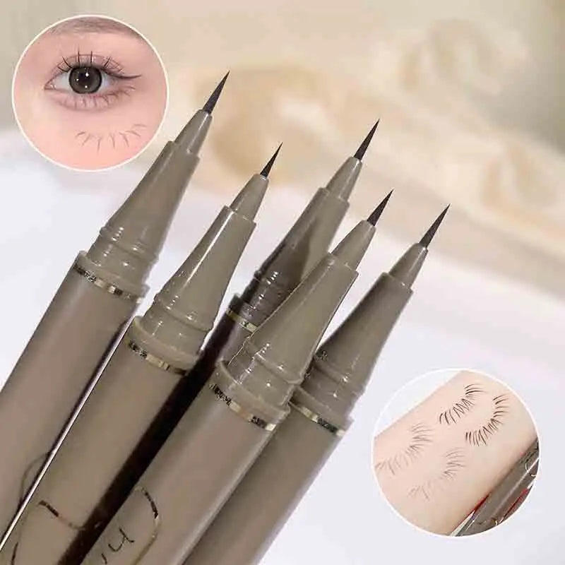 Slim eyeliner is waterproof, sweat-proof, long-lasting and non-smudged. Newbie brown eyeliner liquid pen Good Vibrations