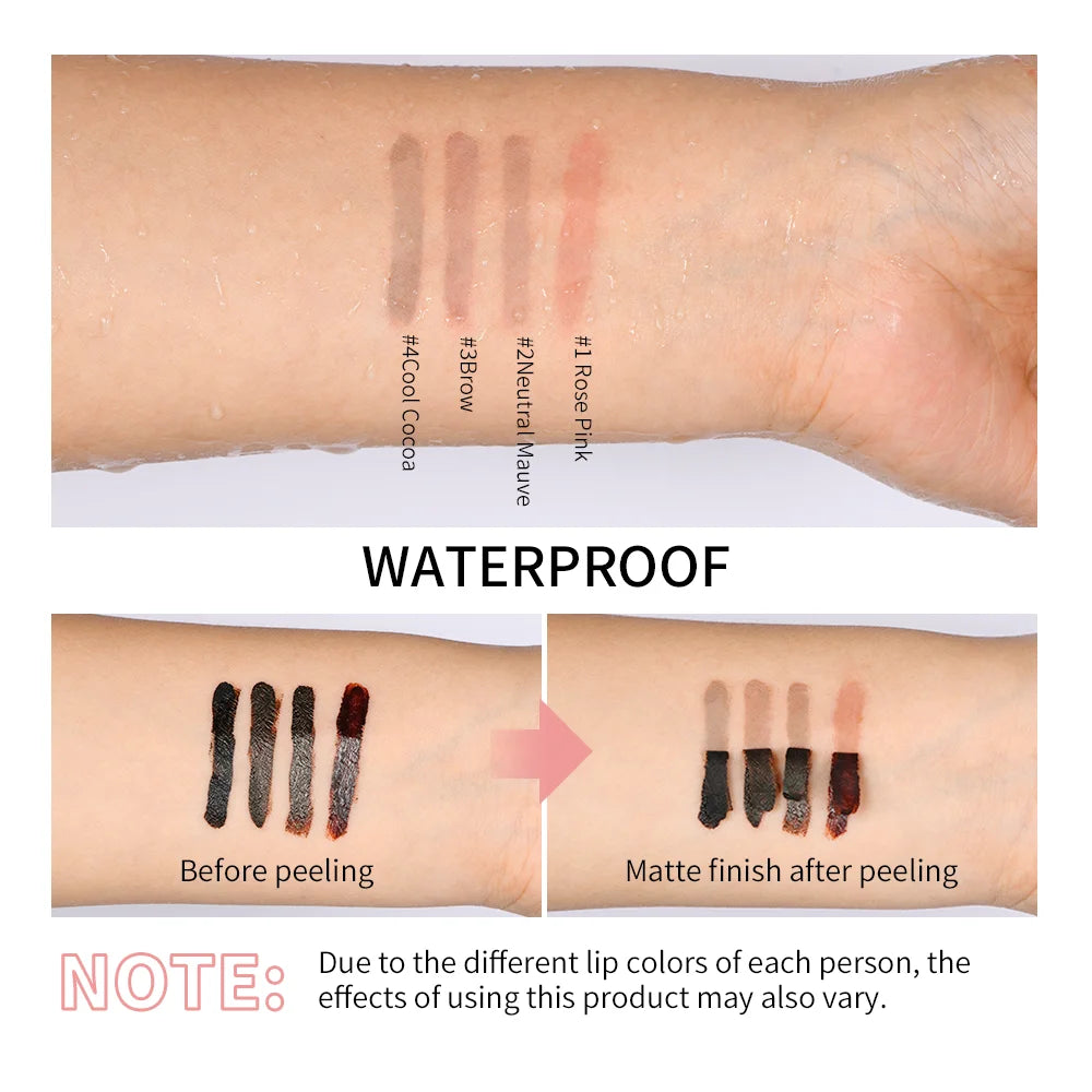 4 Colors Peel Off Lip Liner Waterproof Long Lasting Lipliner Pencil Moisturising Lips Gloss Tattoo Lipgloss Lipsticks Cosmetics Good Vibrations