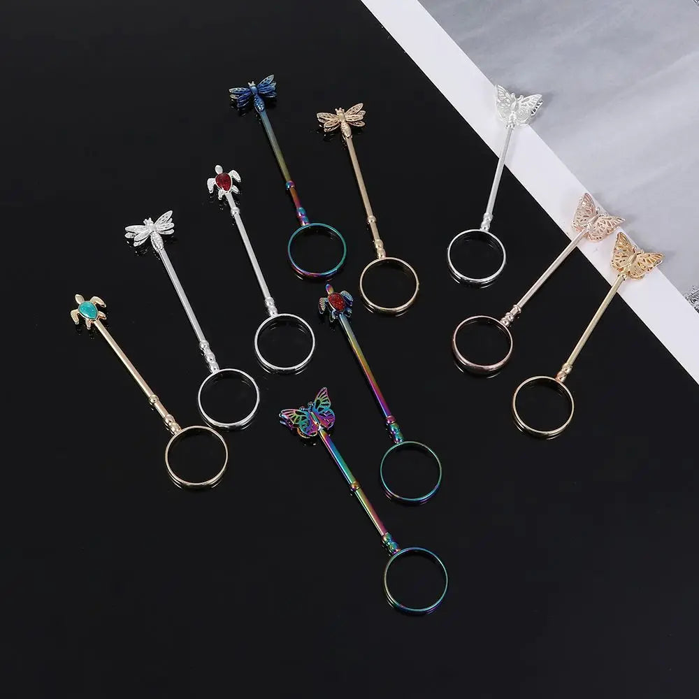 1Pcs Cigarette Hand Holder Smoking Accessories Finger Ring For Women Men Adjustable Slim Cigarettes Clip Smoking Holder Cuprum Good Vibrations Adult Super Store