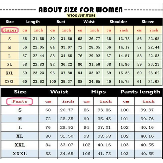 Elegant White Women's Suits Double Breasted Two Piece Jacket Pants Female Clothing Wedding Party Office Lady Blazers Sets Good Vibrations