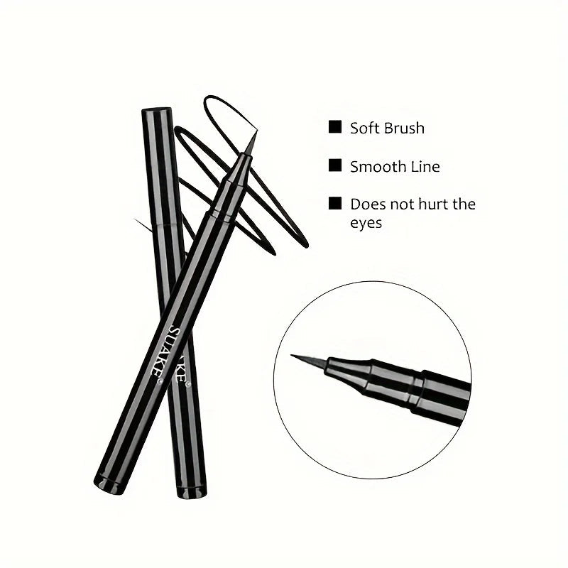 Quick-dry Eyeliner Pencil Makeup Long Lasting Smooth Matte Eye Liner Waterproof Anti Smudge Liquid Eyeliner Pen Eyes Cosmetics Good Vibrations