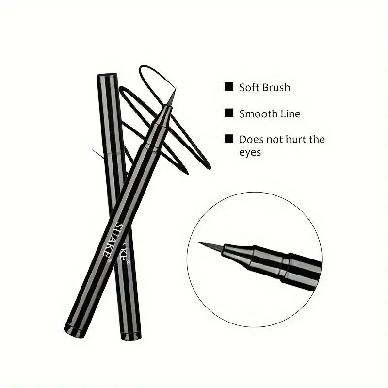 Quick-dry Eyeliner Pencil Makeup Long Lasting Smooth Matte Eye Liner Waterproof Anti Smudge Liquid Eyeliner Pen Eyes Cosmetics Good Vibrations