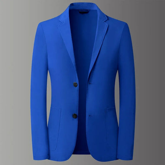 Men Lightweight Suit Sun Protection Clothing Spring Summer Thin Mens Blazer Ice Silk Jacket Smart New Casual Male Suit Coat Good Vibrations