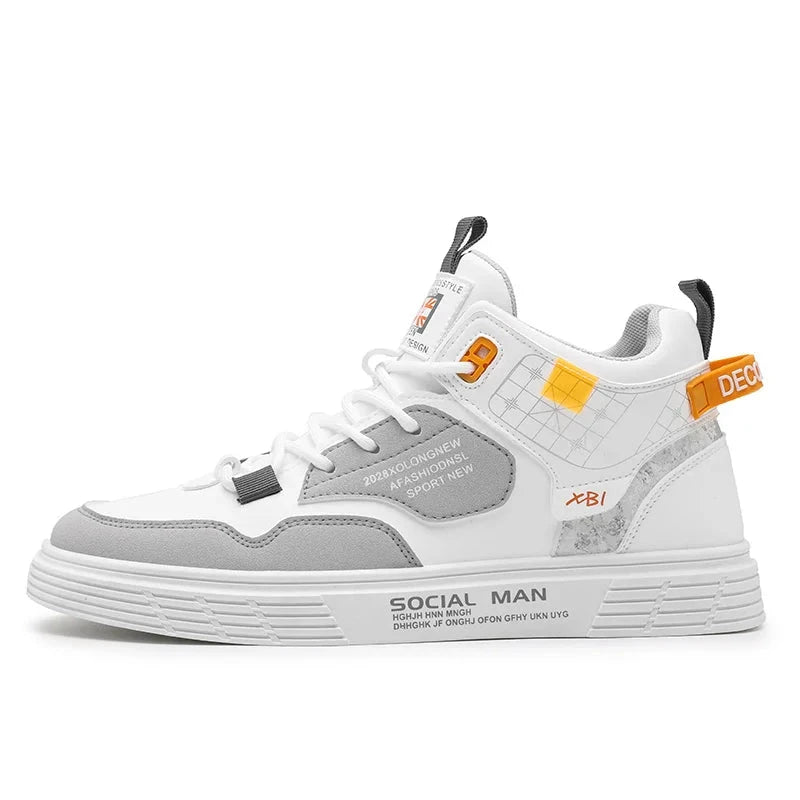 Fashion Trend Running Sneakers for Men Comfort Hard-wearing Athletic Shoes Outdoor Lace-up Tenis Masculino Summer Breathable Good Vibrations