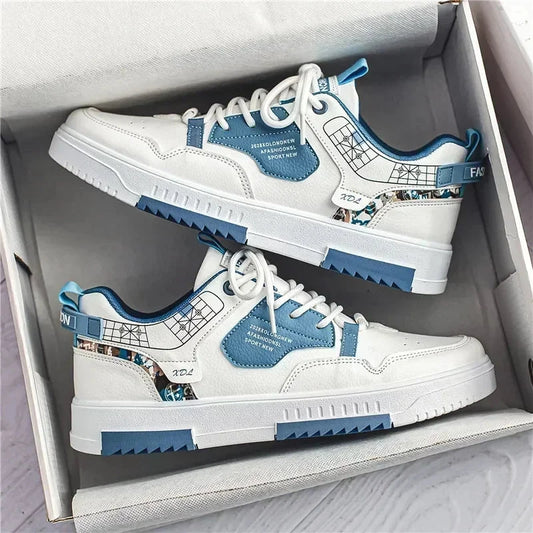 2025 Fashion Men Casual Platform Sneakes LaceUp Trainers Student Sneakes Mens Vulcanized Shoes Tennis Sneakers Good Vibrations
