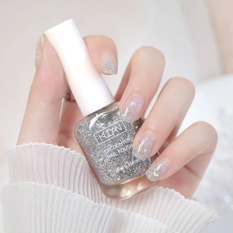 Air Dry Nail Polish 10ml 0.35 oz Water Based Non Toxic Odorless Quick Dry Toenail Finger Gel No Lamp Baking Nail Art Manicure Good Vibrations