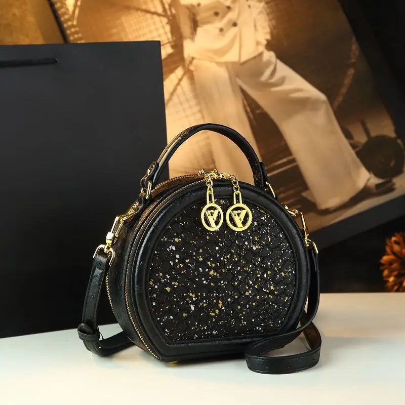 Stylish Designer Inspired Tote Bag for Women PU Leather Handbag Shoulder Purse Ladies Spacious Shopping Work Bag Good Vibrations