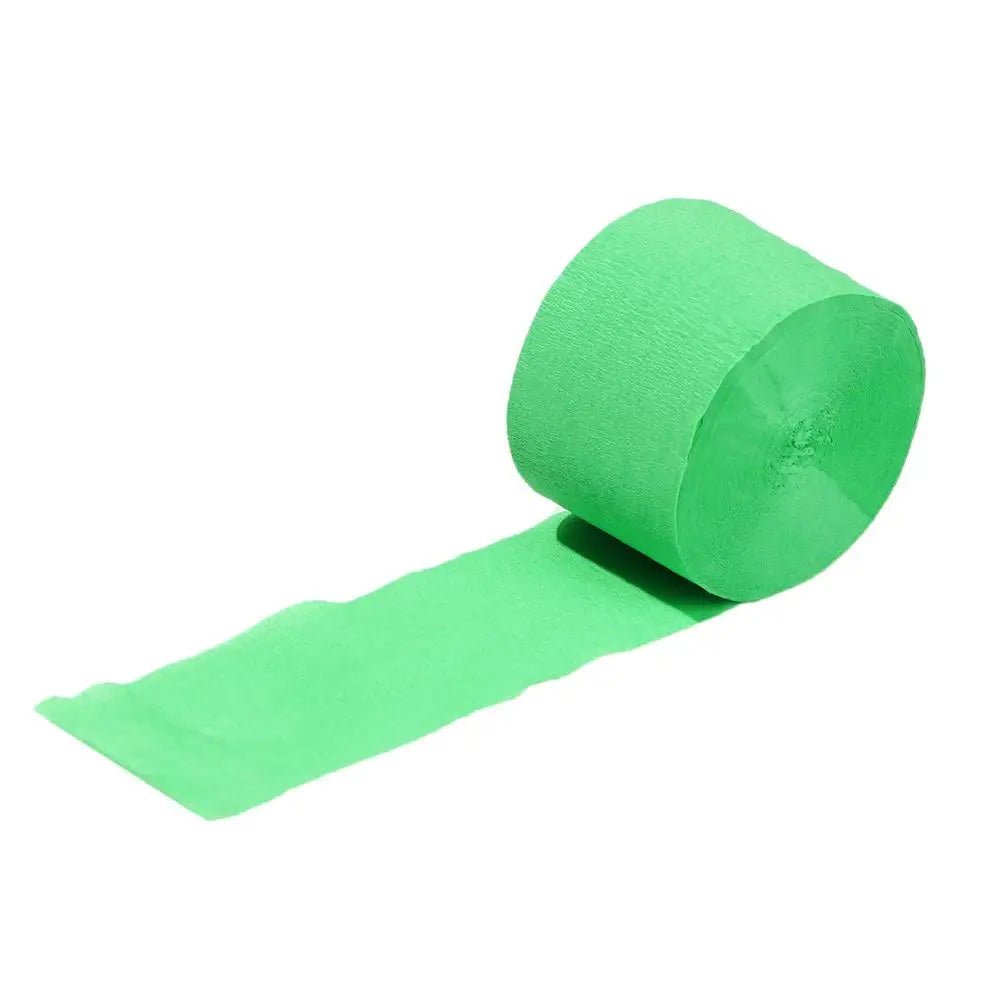 1 Roll DIY Party Supplies Baby Shower Decoration Garland Photography Backdrops DIY Paper Crepe Paper Streamers Wedding Decor Good Vibrations