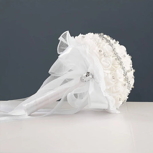 1 piece wedding romance revolves around flowers, fairy tale wedding, bride and groom, gentle sweet, artificial bouquet Good Vibrations