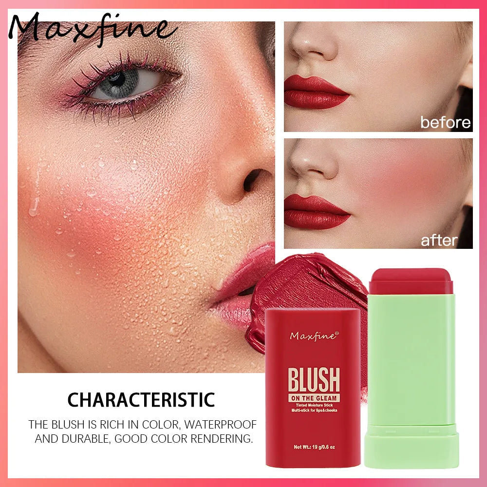 Shining Blush Stick Smooth Long Lasting Non Fading Highly Pigmented Lightweight Gifts Good Vibrations