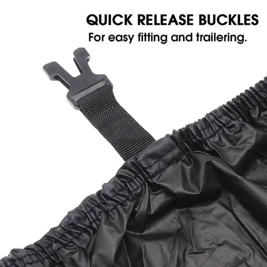 Yacht Boat Cover 11- 22FT Barco Boat Cover Anti-UV Waterproof Heavy Duty 210D Marine Trailerable Canvas Boat Accessories Good Vibrations