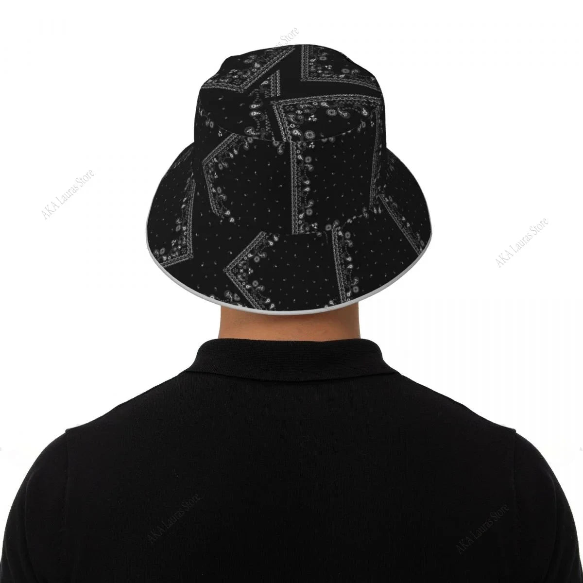 Double-sided Reflective New Fashion Bucket Hats Fisherman Caps for Women Tartan Design Summer Men Outdoor Sun Cap Good Vibrations