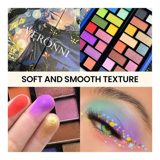 32 Colors Eye Shadow Plate Matte Eyeshadow Waterproof Long Lasting Make Up Pallet Shimmer Fashion Women Beauty Eyes Cosmetics Good Vibrations