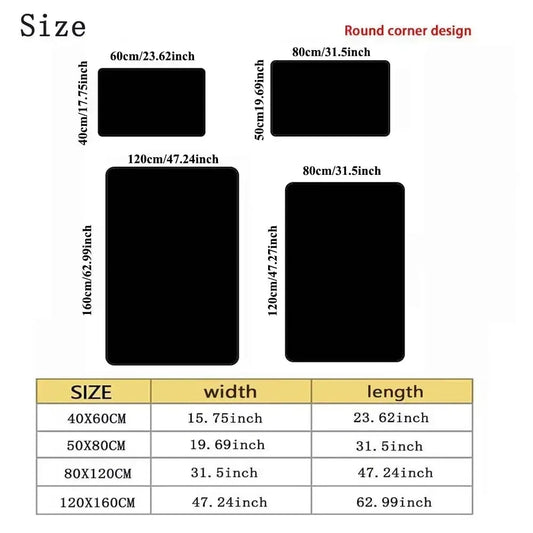 Christmas Theme Floor Mat Various Styles Glittering Trees Snowy Scenes and Festive Ornaments NonSlip Door Mat Rugs for Home Decor Good Vibrations