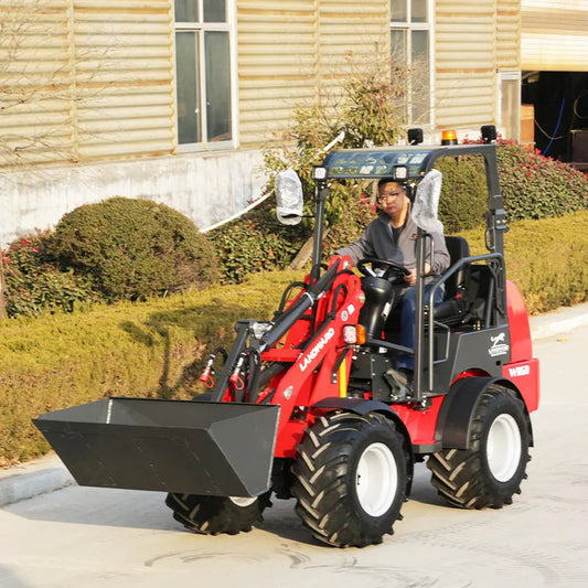 Mini loader with high efficiency and good maneuverability wheel loader CE EPA Front End Type Wheel Mini Loader Customized Good Vibrations