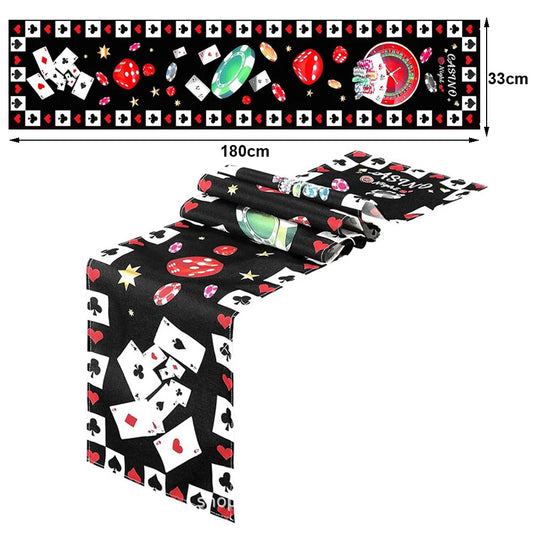 Casino Birthday Party Supplies for Adults Casino Party Decors Poker Paper Plates Cups Napkins Casino Night Vegas Supplies Favors Good Vibrations
